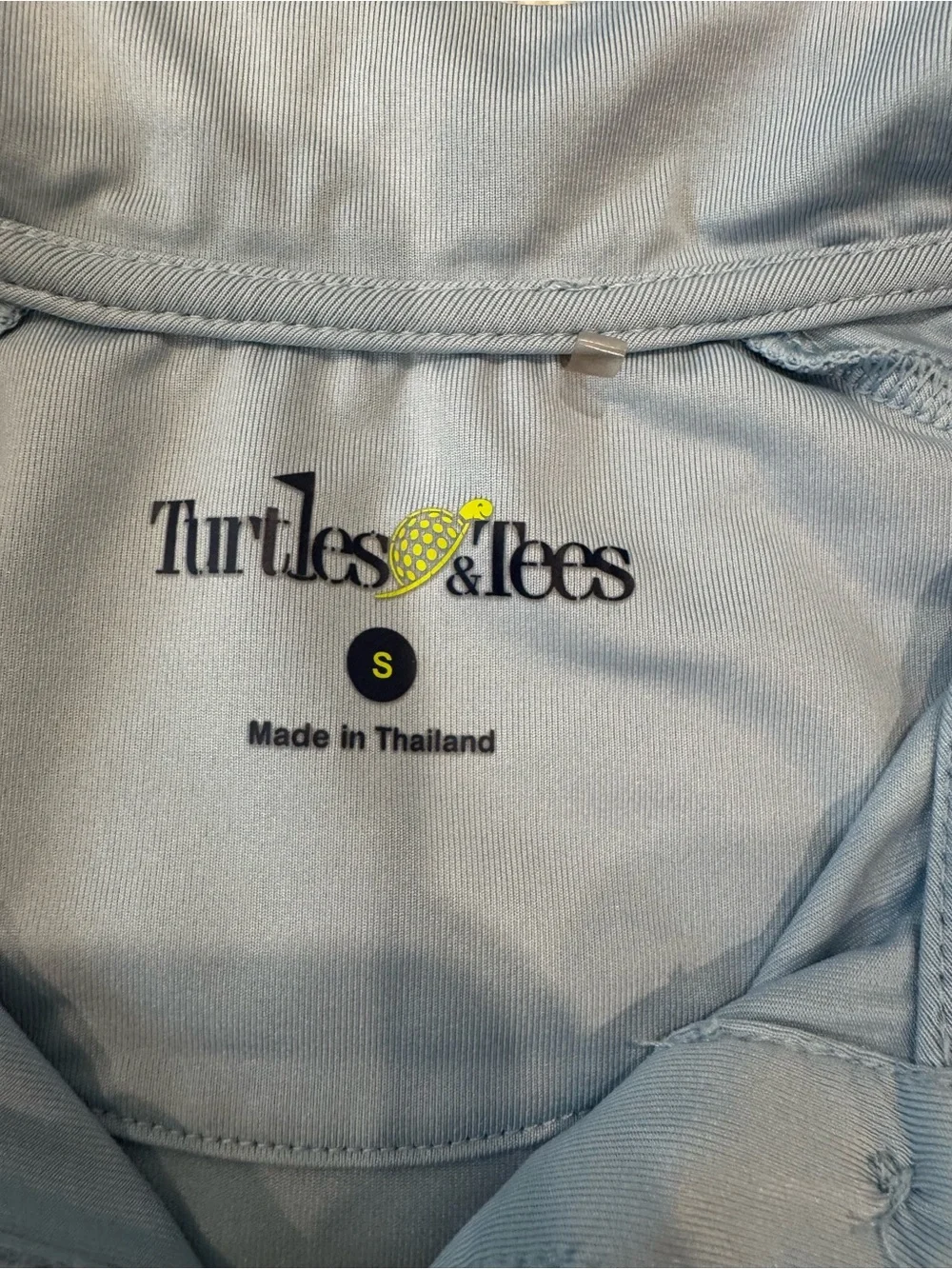 Turtles & Tees Light Blue Girls' Polo Shirt